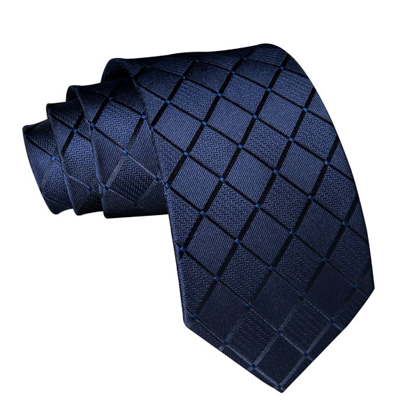 Aspinwall Dark Blue Elegant Silk Tie for Men